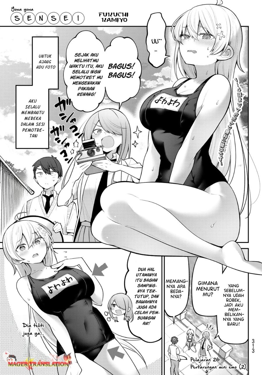 Baca Yowa Yowa Sensei - Chapter 26 halaman 2