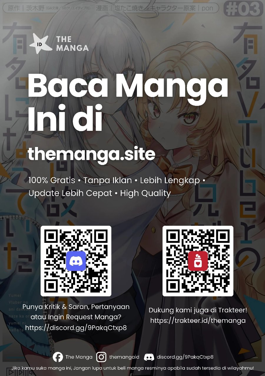 Baca Yuumei VTuber no Ani Dakedo Nazeka Ore ga Yuumei ni Natteita - Chapter 21 halaman 43