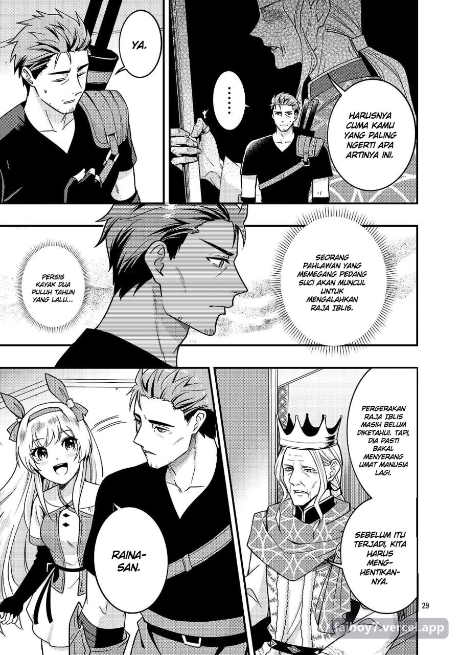 Baca Yuusha ni Narenakatta Ossan Kyuuhei, Jinrui no Shugosha to Naru Chapter 1.2 Bahasa Indonesia page 30