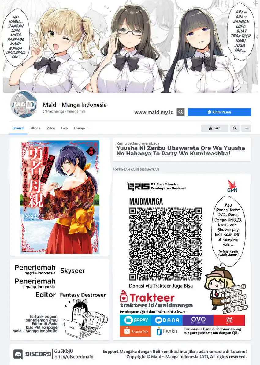 Baca Yuusha Ni Zenbu Ubawareta Ore Wa Yuusha No Hahaoya To Party Wo Kumimashita! - Chapter 28 halaman 2