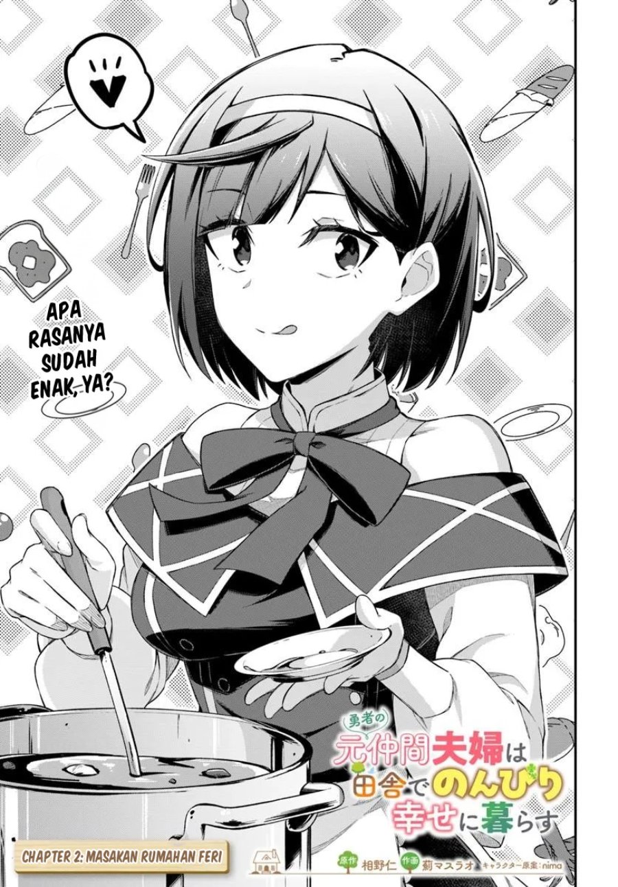 Baca Yuusha no Moto Nakama Fufu wa Inaka de Nonbiri Shiawase ni Kurasu - Chapter 2 halaman 2