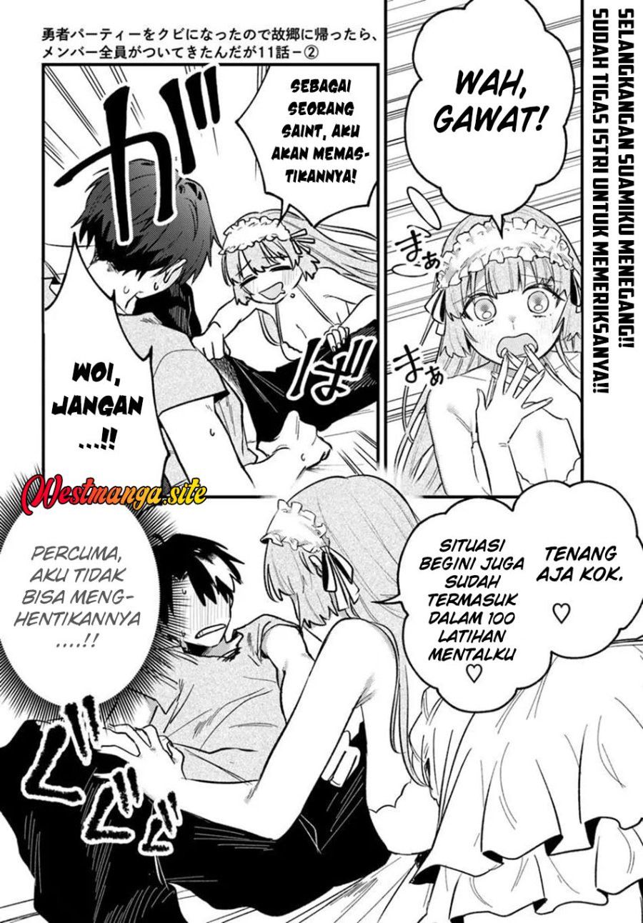 Yuusha Party wo Kubi ni Natta node Kokyou ni Kaettara, Member Zenin ga Tsuitekitandaga Chapter 11.2 - Page 2