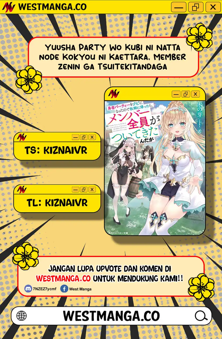 Baca Yuusha Party wo Kubi ni Natta node Kokyou ni Kaettara, Member Zenin ga Tsuitekitandaga - Chapter 9.2 halaman 1