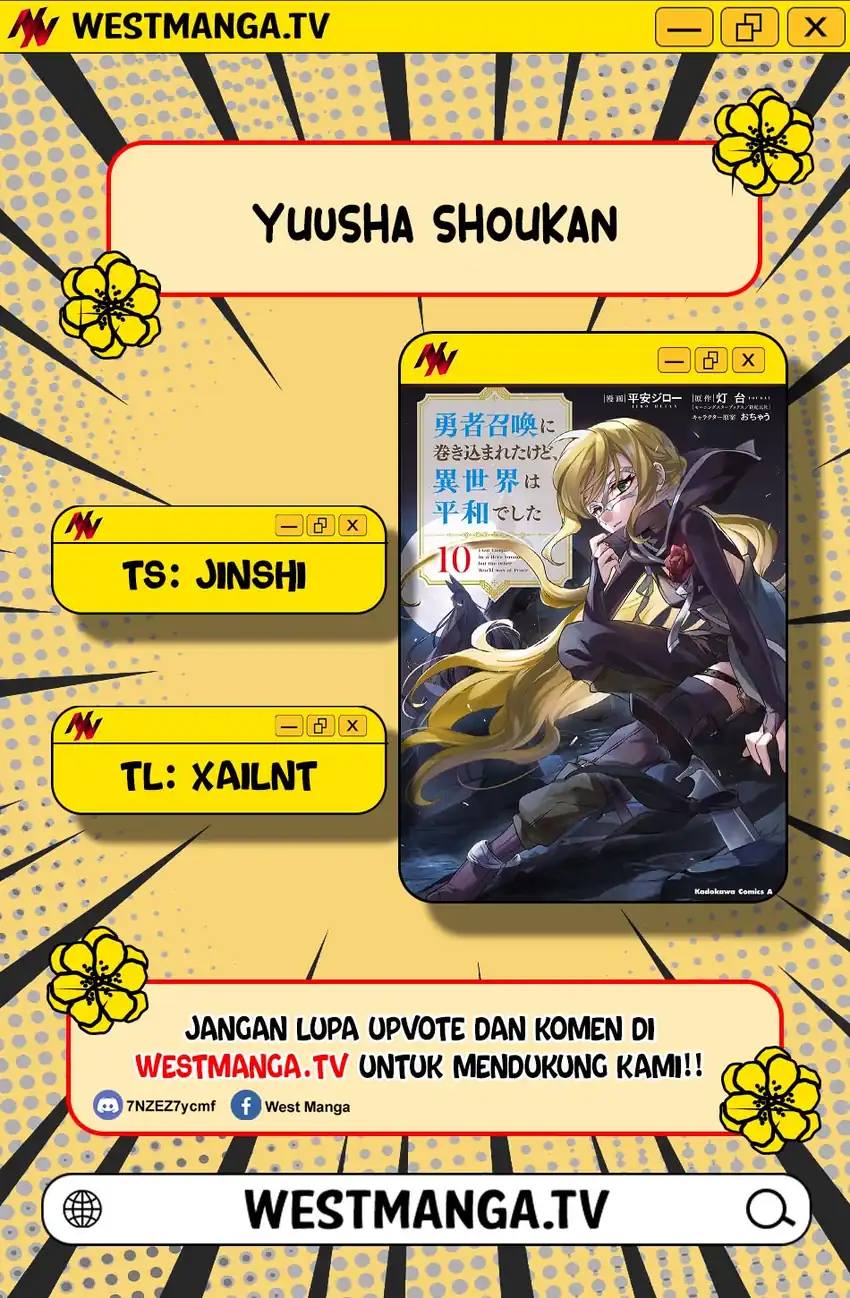 Baca Yuusha Shoukan ni Makikomareta kedo, Isekai wa Heiwa deshita - Chapter 64 halaman 3