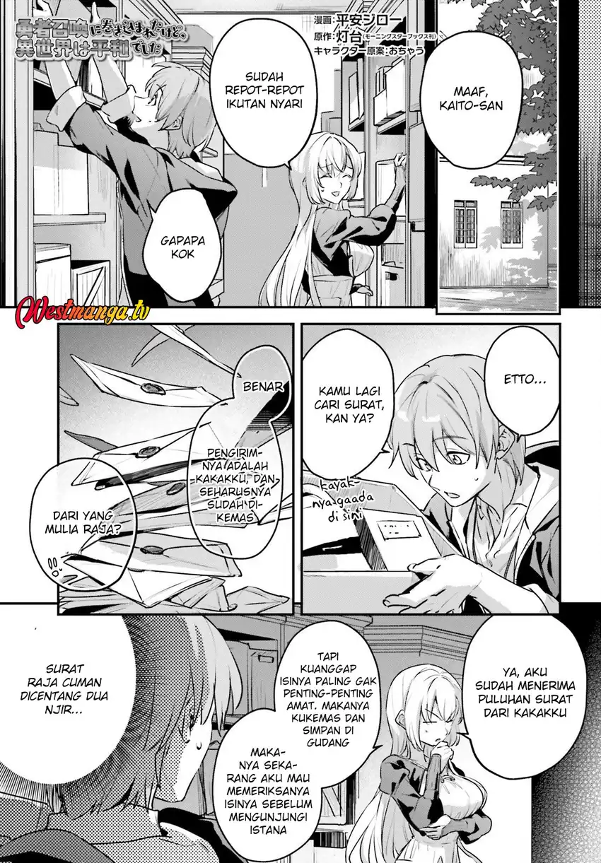 Baca Yuusha Shoukan ni Makikomareta kedo, Isekai wa Heiwa deshita - Chapter 65 halaman 2