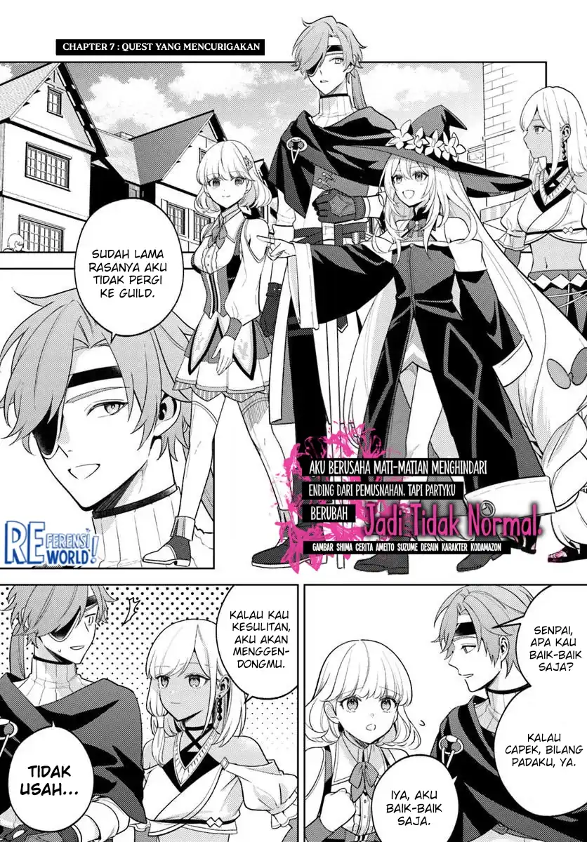 Baca Zenmetsu End o Shi ni Monogurui de Kaihi Shita. Party ga Yanda. - Chapter 7.1 halaman 2