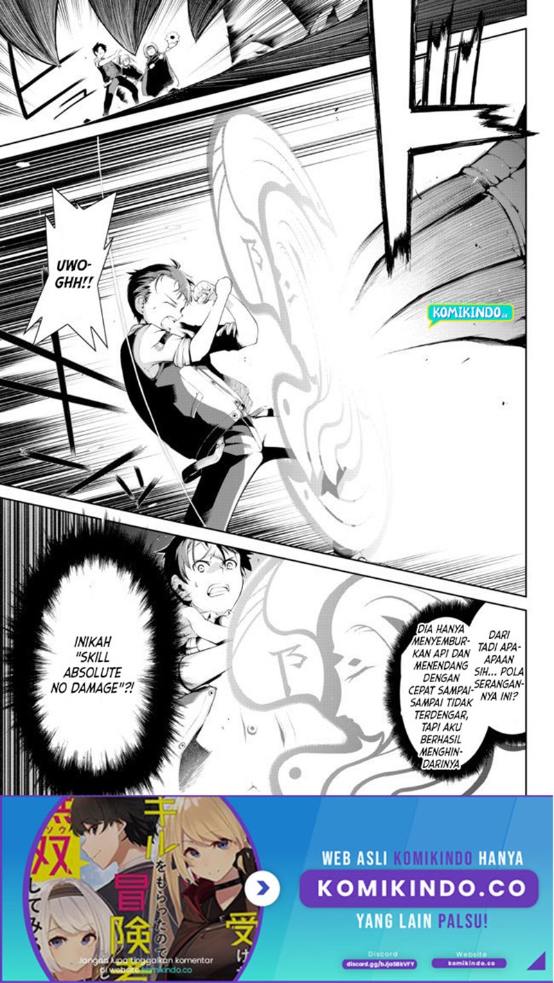 Baca Zettai ni Damage wo Ukenai Skill wo Moratta node, Boukensha to shite Musou shite miru - Chapter 2.1 halaman 2