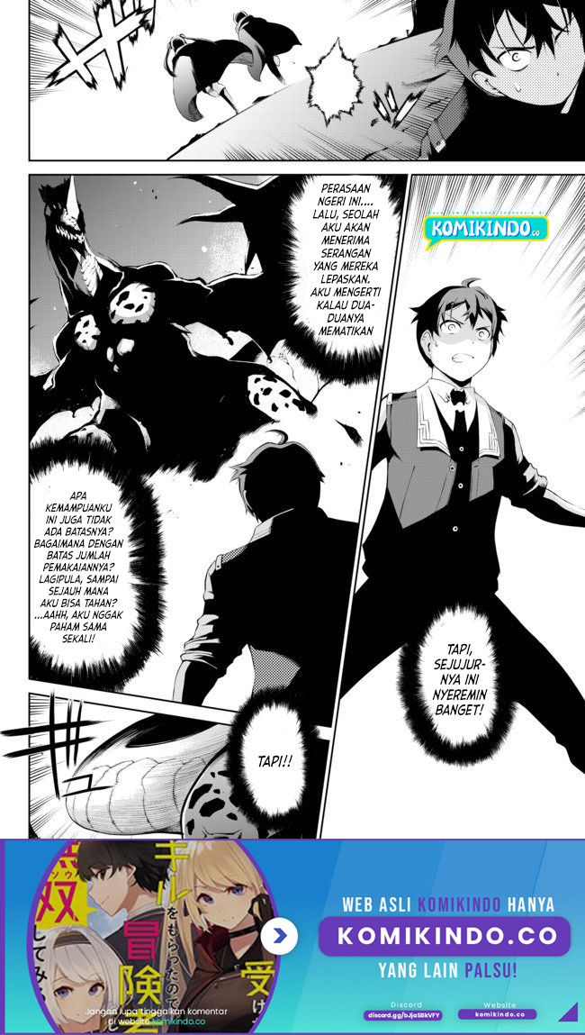 Baca Zettai ni Damage wo Ukenai Skill wo Moratta node, Boukensha to shite Musou shite miru - Chapter 2.2 halaman 2