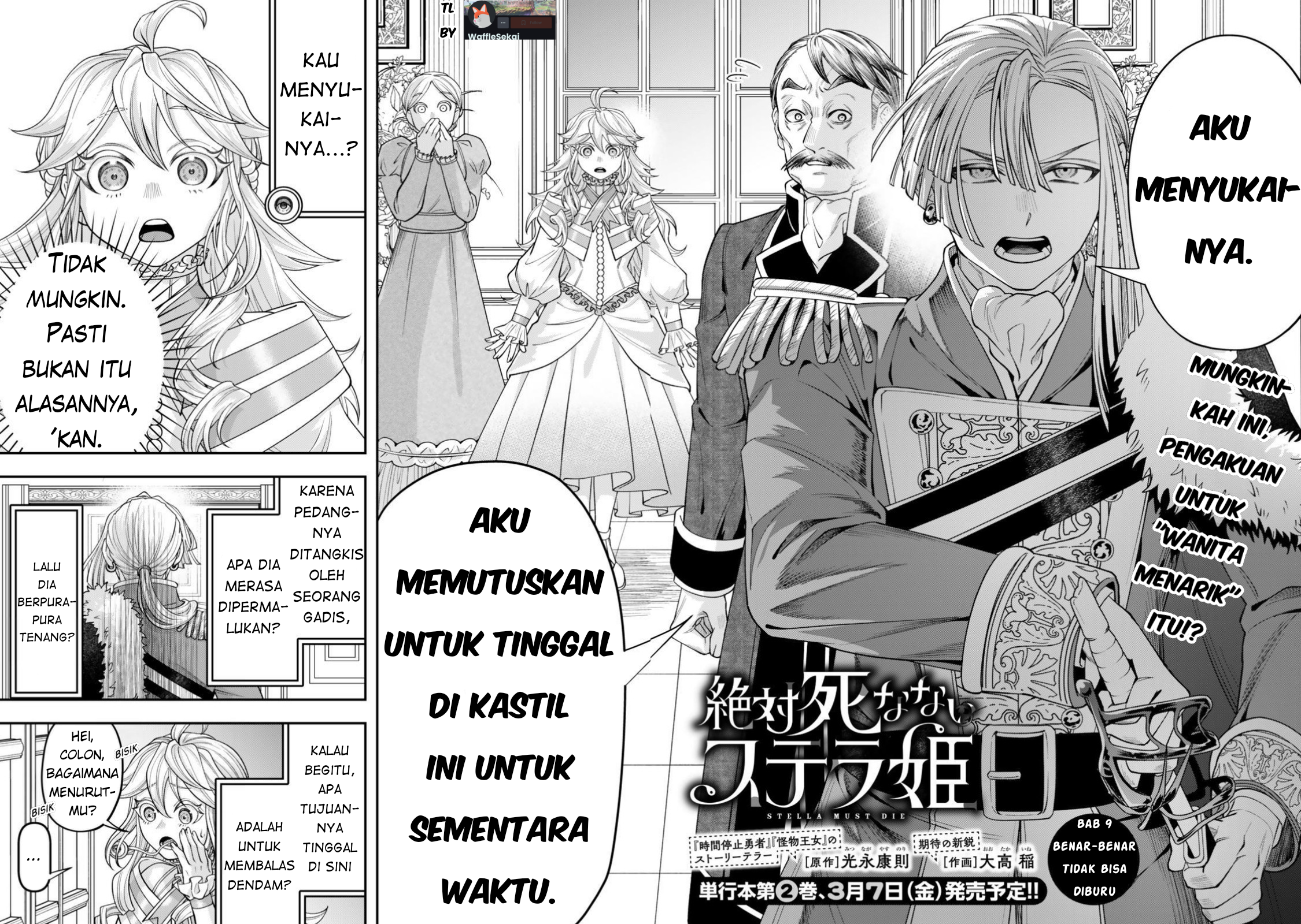 Baca Zettai Shinanai Stella-hime - Chapter 9.1 halaman 3